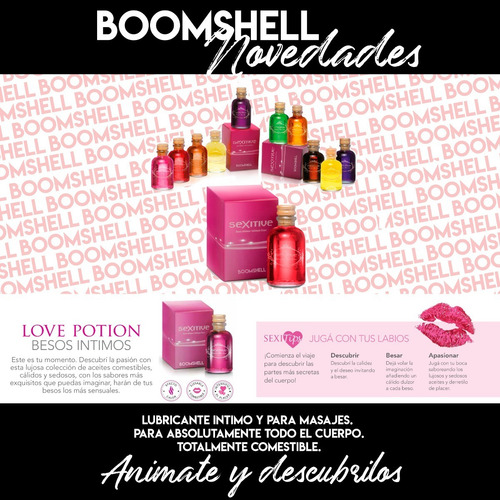 Imagen 3 de 7 de 3 Sexitive Potion Lubricantes Masajes Oral Anal Comestible
