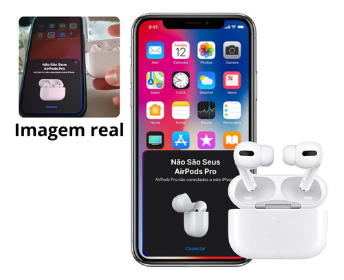 Fone Bluetooth Sem Fio Compatível C AirPods E Conexão Rápida