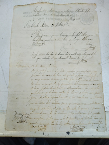 Documentos Antiguo 1845 Y 46 (Usado)