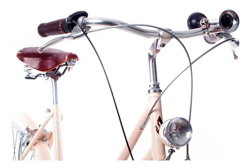 Bocina Corneta Retro De Metal Cromado 18 Cm Para Bicicleta