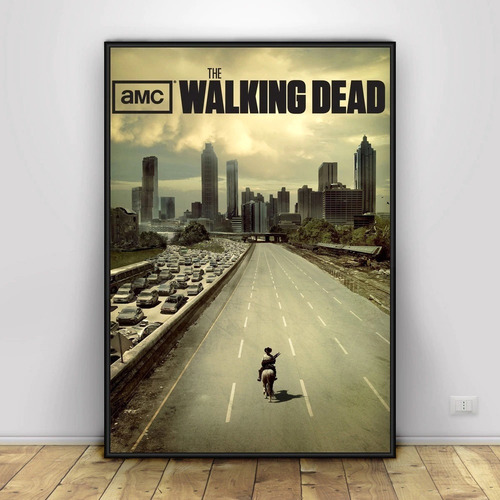 Imagen 2 de 9 de Cuadros-the Walking Dead ,decorativo,95x60cm-16k Resolución