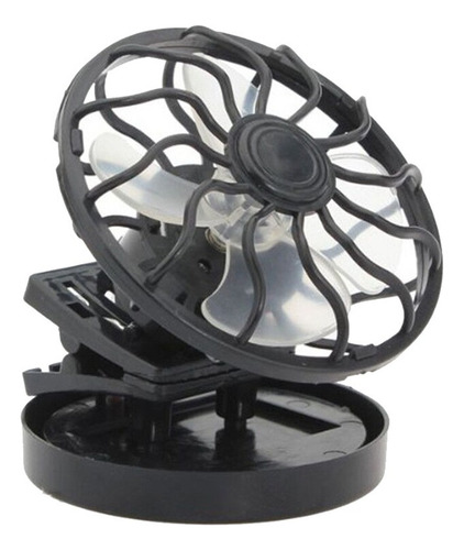 5x Ventilador Solar Com Tampa De Clipe Mini Para Acampamento