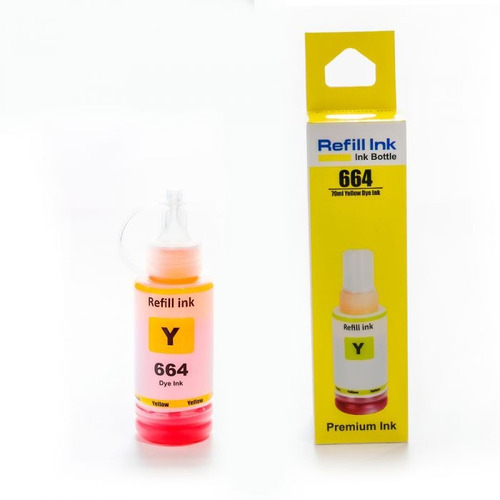 Tinta T664y Amarillo P/ Epson L100 L110 L200 L300 L355 L550