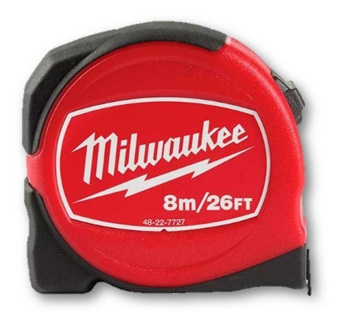Flexometro De 8m/26ft Milwaukee Anti-impacto Mod. 48-22-7727
