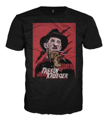 Camiseta Freddy Krueger Pesadilla 80s Películas Algodón