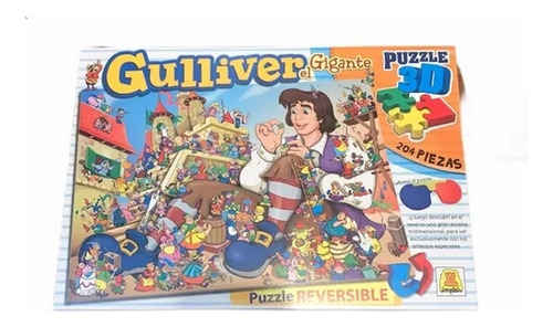 Gulliver, El Gigante Puzzle 3d 204 Piezas Ploppy 340234