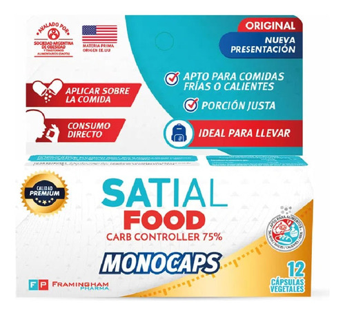 Satial Food Monocaps Carbs Controller X 12