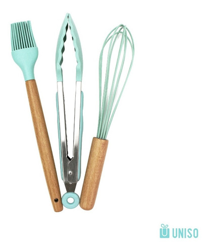 Imagem 5 de 5 de Kit Utensílios De Cozinha Silicone 12 Peças