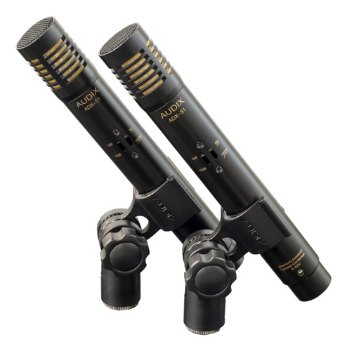 Pacote de microfone de bateria Audix Dp7 de 7 peças, cor preta