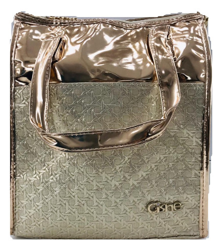 Bolsa Térmica Com Alça Cisne Ruby's Cor Dourado