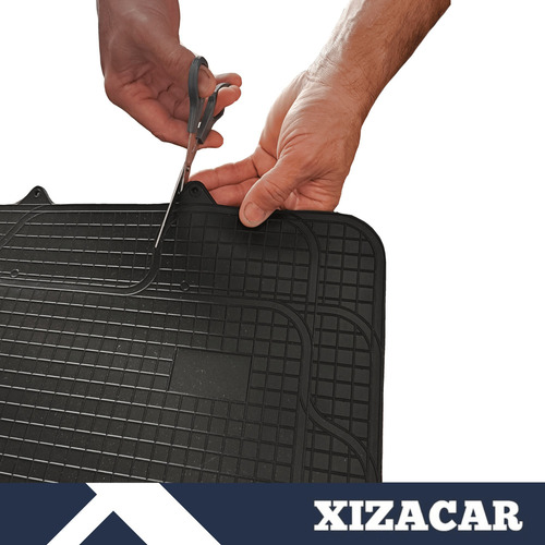 Cubre Alfombras Para Mercedes-benz 4 Piezas Plus Xizacar Logo Blanco