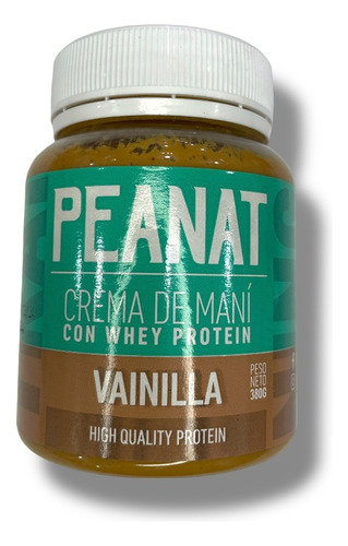 Crema De Mani Con Whey Protein Vainilla X 380grs | Peanat |