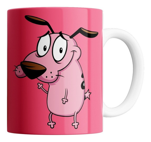 Taza De Cerámica - Coraje El Perro Cobarde