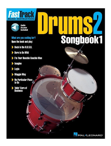 Fast Track Drums 2, Songbook 1.