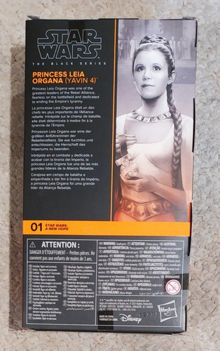 Princesa Leia Organa Yavin 4 Star Wars Black Series Nueva