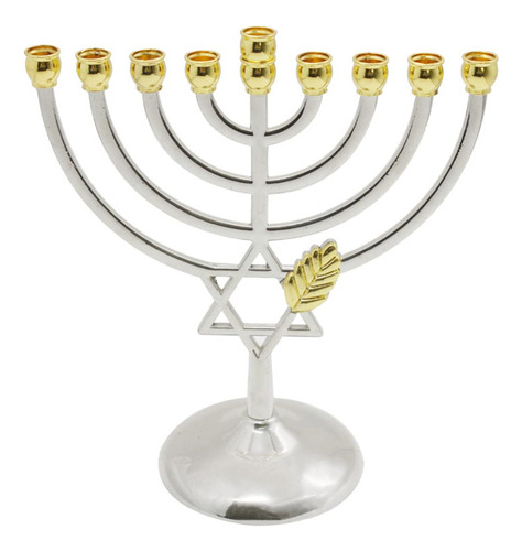 Vosarea 9 Hanukkah Menorah Adornos Navideños Cena Candelabr