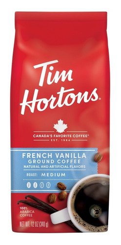 Cafe Tim Hortons Sabor Vainilla Francesa Importado 340g