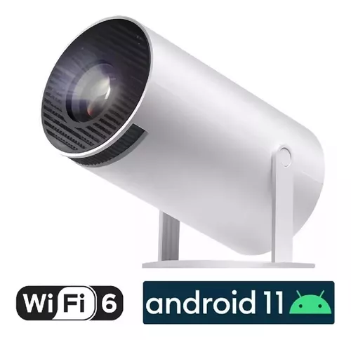 Proyector Portátil Transpeed Cine en Casa Android 11/4K/WiFi HY300