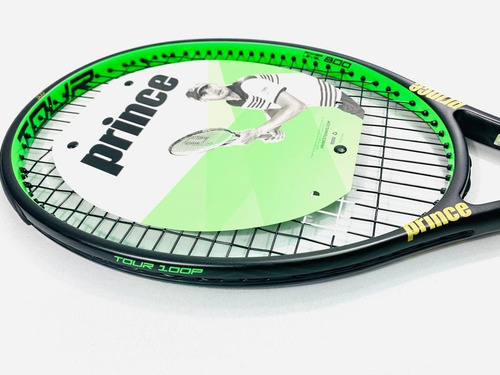 Raqueta Prince Tour 100p Txt2 (swtc) Color Negro/Verde Tamaño del grip 3 (4 3/8)