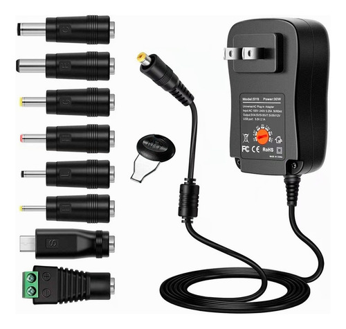 . Adaptador De Corriente Universal 30w