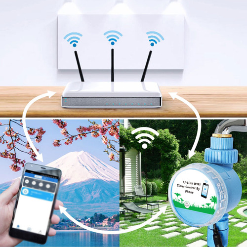 Temporizador De Rociadores Wifi: Riego Por Control Remoto Pa