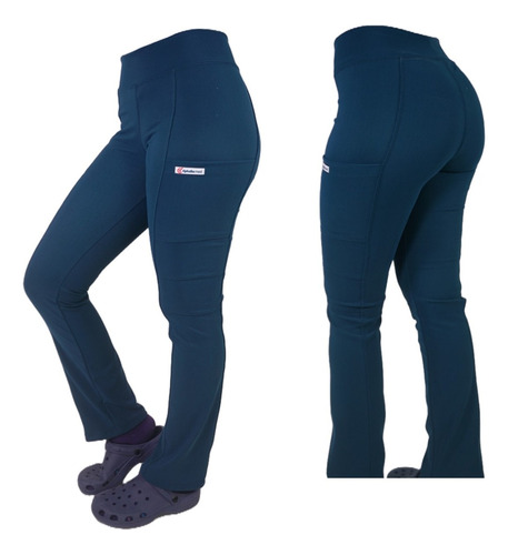 Pantalón Clínico Spandex Ripholia Mujer Color Petróleo 880-9