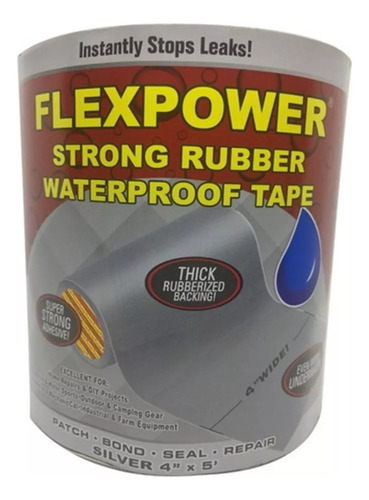 Cinta Flexpower Tapa Gotera Sellador Impermeable Multiuso