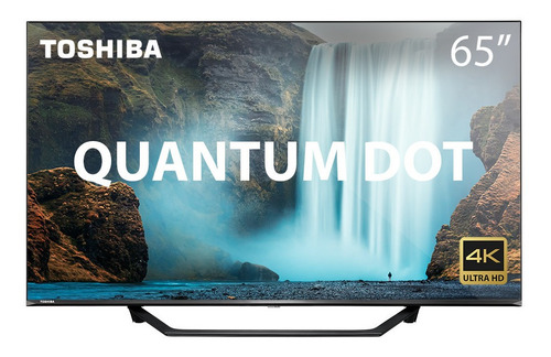 Imagem 1 de 10 de Tela Toshiba Qled 65 Pol. Quantum Dot 4k Smart Hdr - Tb002