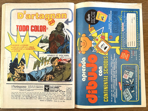 Revista Dartagnan Color Nro: 25 Completa Excelente Leer (Usado)
