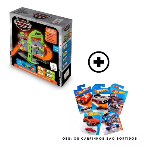 Pista De Carrinhos Hot Wheels City Garagem 4 Pisos Original - Loja