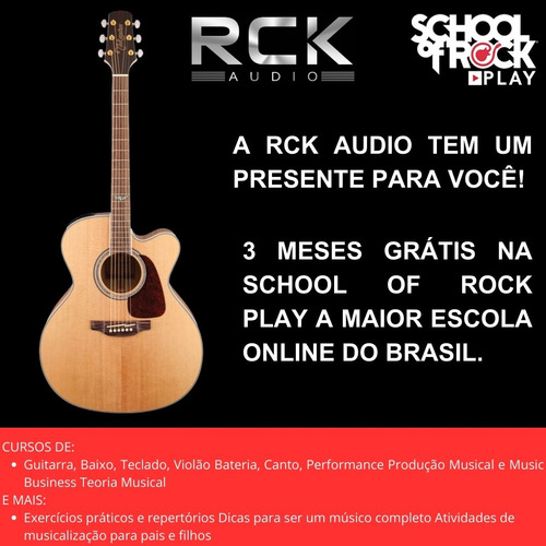 Violão Takamine Jumbo Gj72ce Eletroacústico Nat