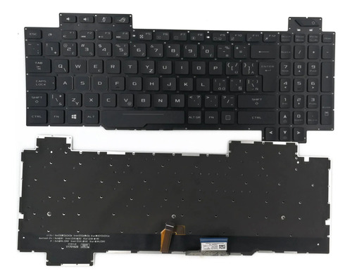 Teclado Asus Rog Gl703 Gl703g Gl703gs Gl703gm V170146bk1 ...