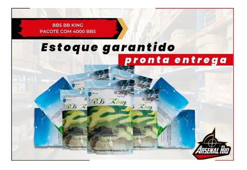 Bbs 6mm De Airsoft 0.20g Bb King 4000 Bbs