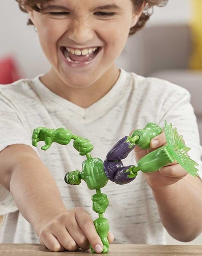 Marvel Hulk Bend And Flex Hasbro No Spiderman. Avengers (Usado)