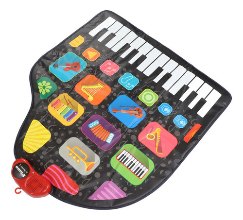 Teclado Musical Playmat, Alfombra Para Piano Eléctrico, Gran