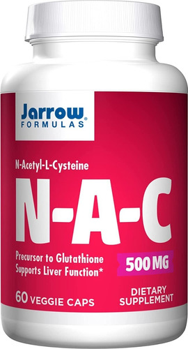 Nac 500mg 60 Caps Jarrow - Unidad - Unidad a $2367