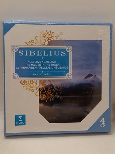Sibelius /paavo Jarvi Kullervo Cantatas Etc Cd X4 Nuevo 