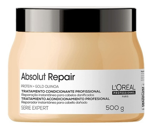 Máscara Loreal Absolut Repair Cortex Lipidium 500g