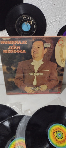 Homenaje A Juan Mendoza Disco De Vinil Lp 