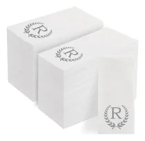 Comprar Servilletas Desechables Con Monograma - Letra R, Absorbentes