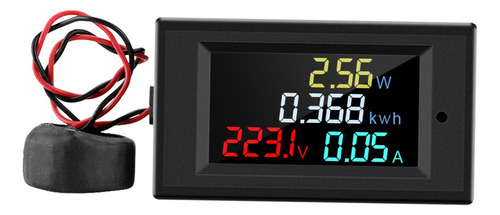 Ac 80-300v Digital Voltmeter Ammeter Color Lcd Display