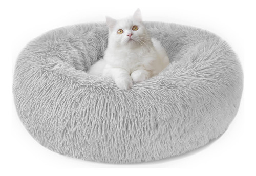 Cama Calmante En Forma De Dona Para Perros Y Gatos, Cama La.