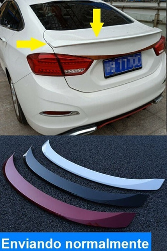 Aerofólio Cruze Sedan 2017 2018 2019 2020 1.4 Turbo Lt Ltz Lançamento Luxo Roda Multimidia