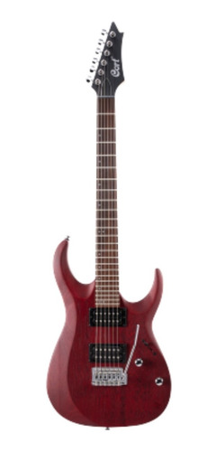 Guitarra Cort Eletrica X 100 Super Strato Hh Opbc Vermelha