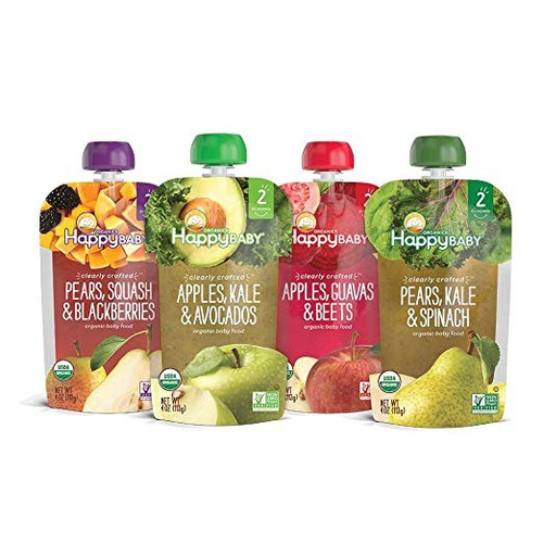 Happy Baby Organic Claramente Hecha Etapa 2 Alimentación Inf