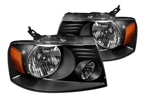 Ford F150 Lobo 2004 2008 Mark Lt Faros Fondo Negro 2006 2007