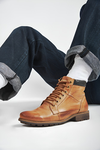 Borcego De Hombre Cuero Genuino - Lebka Ringo - Urbano
