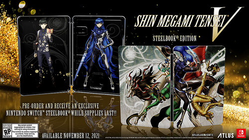 Shin Megami Tensei V Steelbook Launch Edition Switch Física (Usado)