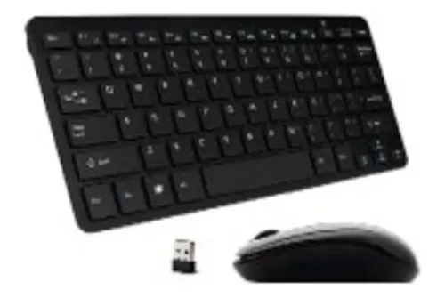 comprar Combo Teclado Y Mouse Inalámbrico Ergonomico Con Mica