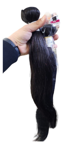 Extension De Cabello 100% Natural 100gr Cortina 45 Cm 18 